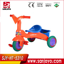 Paseo plástico del bebé superventas en los juguetes triciclo del coche para los niños paseo del bebé en el coche Bebé Trike Toys HT-5310